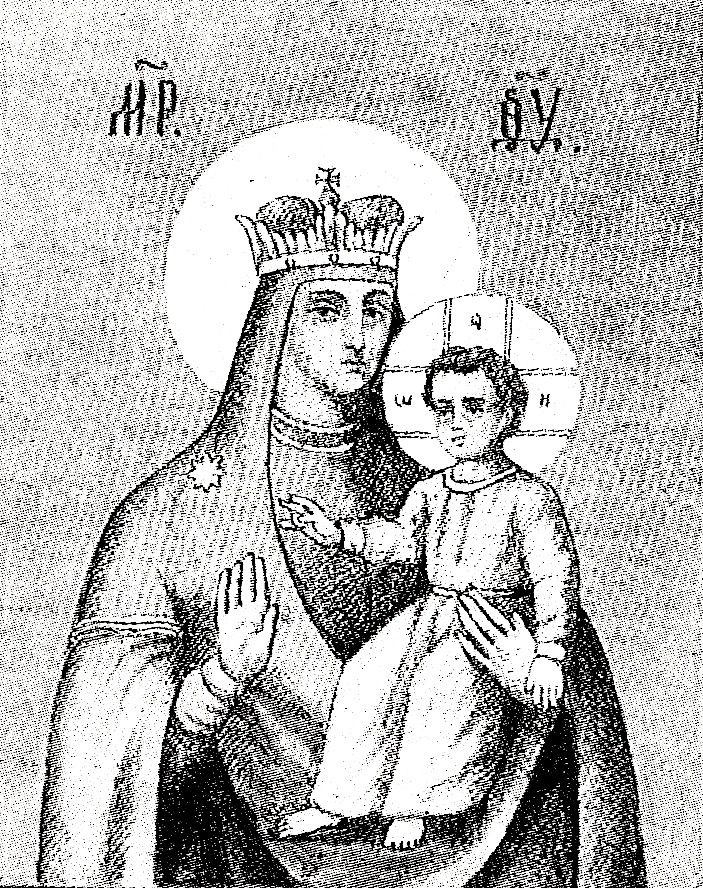 Святогорская икона по С. И. Снессоревой.