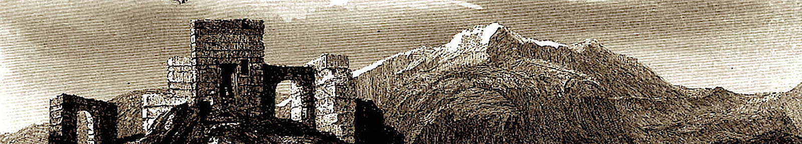 Гора Синай. Старинная гравюра
