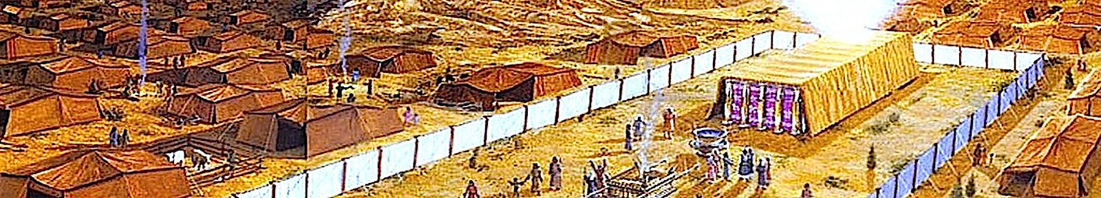 Скиния и ковчег завета в Синайской пустыне
