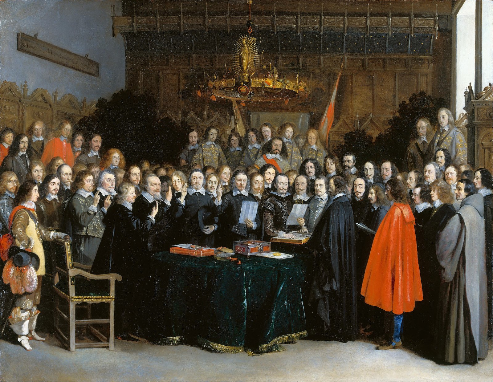 Подписание Вестфальского мира в Мюнстере в 1648 году